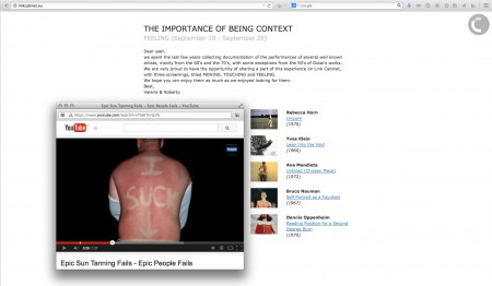 theimportanceofbeingcontext